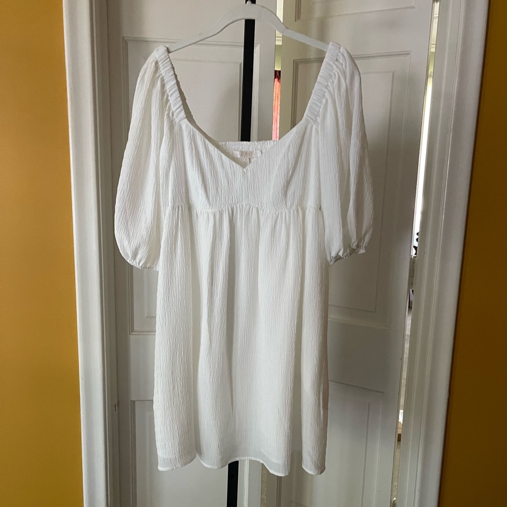 Wayf Gauzy Mini Dress, size M